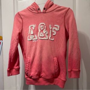 Peach/pink Abercrombie & Fitch hoodie size S